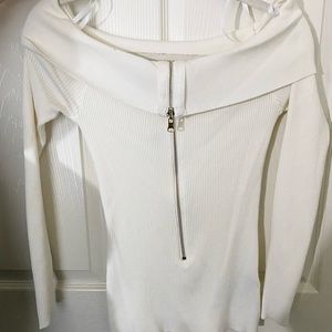 Off the shoulder shirt